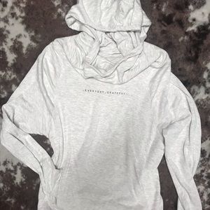 Good hYOUman cowl neck hoodie